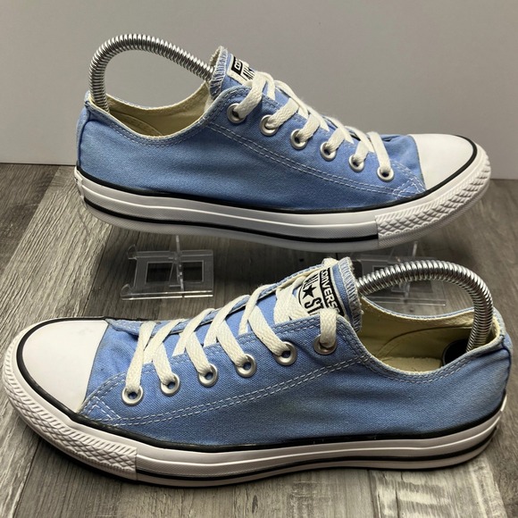 Converse Chuck Taylor All Star Low Top Sneakers Light Blue Women's Size 9 - Picture 3 of 7